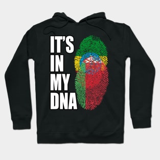 Ethiopian And Belarusian Mix Heritage DNA Flag Hoodie